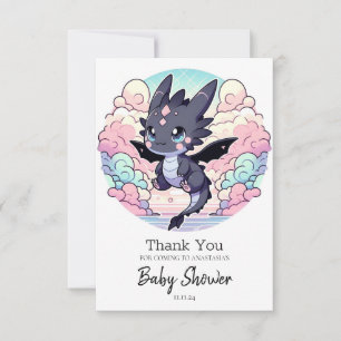 Adsible Dragon Baby Shower Tack Kort
