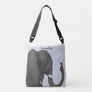Adsible Elephant and Cute Ladybug Axelväska