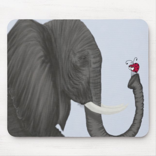 Adsible Elephant and Cute Ladybug Musmatta (Framsidan)