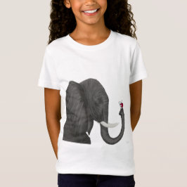 Adsible Elephant and Cute Ladybug Tee Shirt