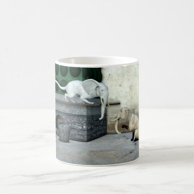 Adsible Elephant Cats Kaffemugg (Center)