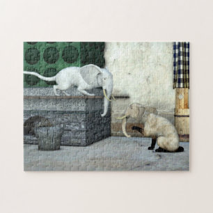 Adsible Elephant Cats Pussel