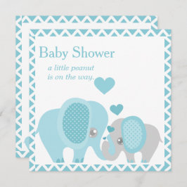 Adsible Elephants, Pojke, Shower-inbjudan Inbjudningar