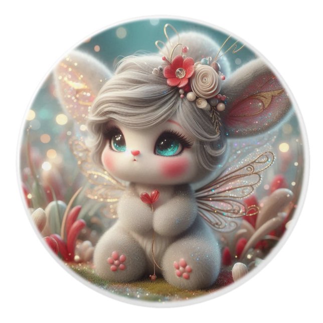 Adsible Fairy Bunny Knopp (Framsidan)