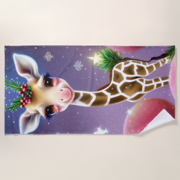 Adsible Fantasy Baby Giraffe with Holly