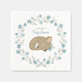 Adsible Fawn Baby Shower Pappersservett