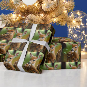 Adsible Fawn i Skogen Presentpapper