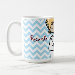 Adsible First Heliga Communion blonde boy Kaffemugg