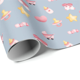 Adsible Flicka Gift Wrap Presentpapper