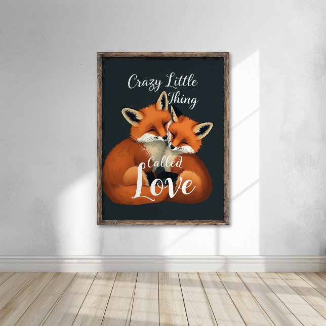 Adsible Fox Kärlek par Illustration Poster (Skapare uppladdad)