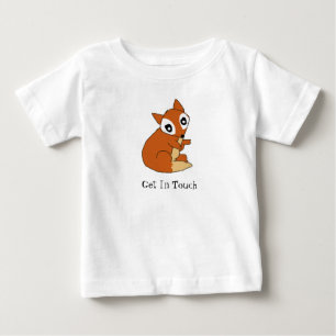Adsible Fox Prated T-Shirt-för barn T Shirt