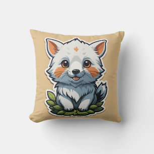 Adsible Fox Unge-fästare - Cute Vild Animal Art Kudde