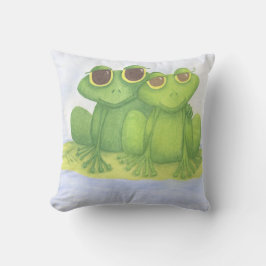 Adsible Frog Älskare Kudde