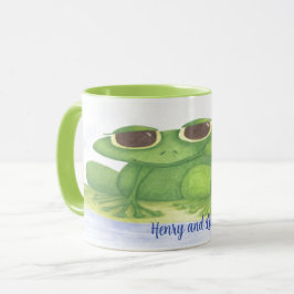 Adsible Frog Älskare Mugg