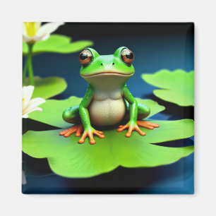 Adsible Frog Birthday Magnet