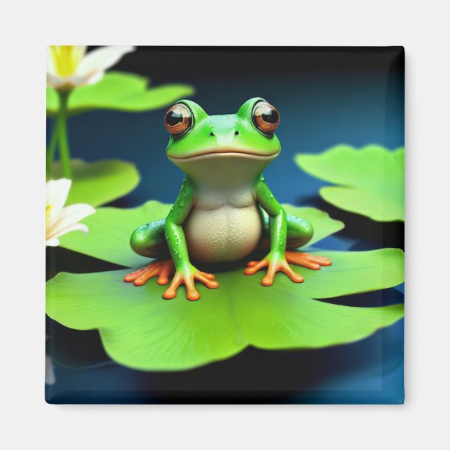 Adsible Frog Birthday Magnet (Framsidan)