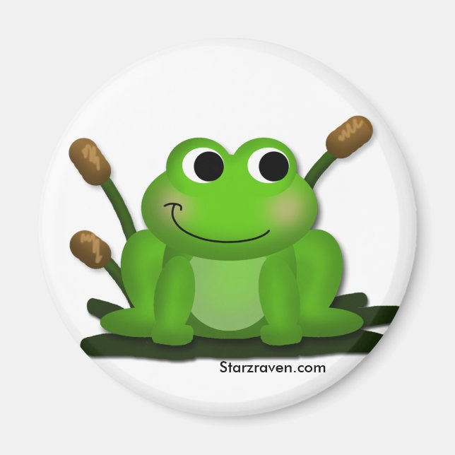 Adsible Froggy Round Magnet (Framsidan)