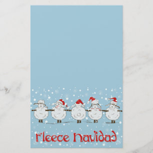 Adsible FUNNY Ull Navidad jul Sheep Brevpapper