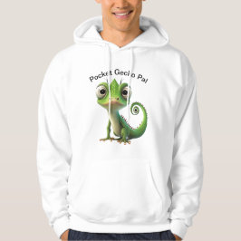 Adsible Gecko Pocket Hoodie - Funny Cute Reptile