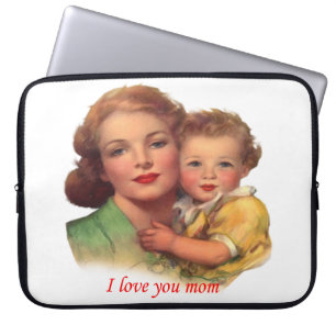 Adsible Gift for Mors dag Laptop Fodral