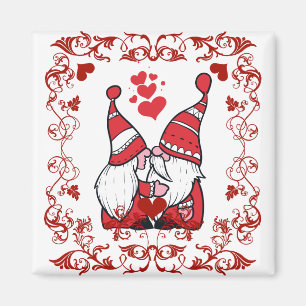 Adsible Gnome Kisses Magnet