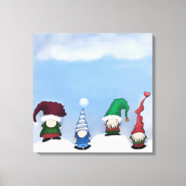 Adsible Gnome Posse Canvastryck