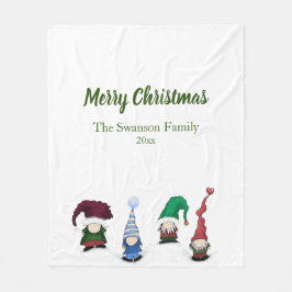 Adsible Gnome Posse Fleece Blanket