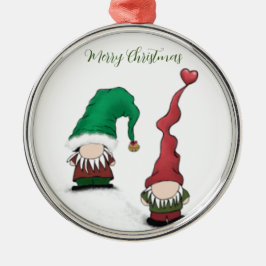 Adsible Gnome Posse Julgransprydnad Metall