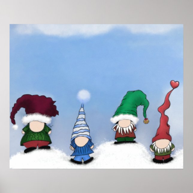 Adsible Gnome Posse Poster (Framsidan)