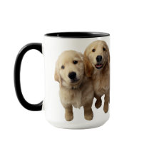 "Adsible Golden Retriever Puppies Mugg**