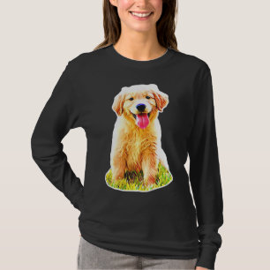 Adsible Golden Retriever Puppy Named Miso T Shirt