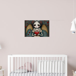 Adsible Gothic Valentine Doll Poster