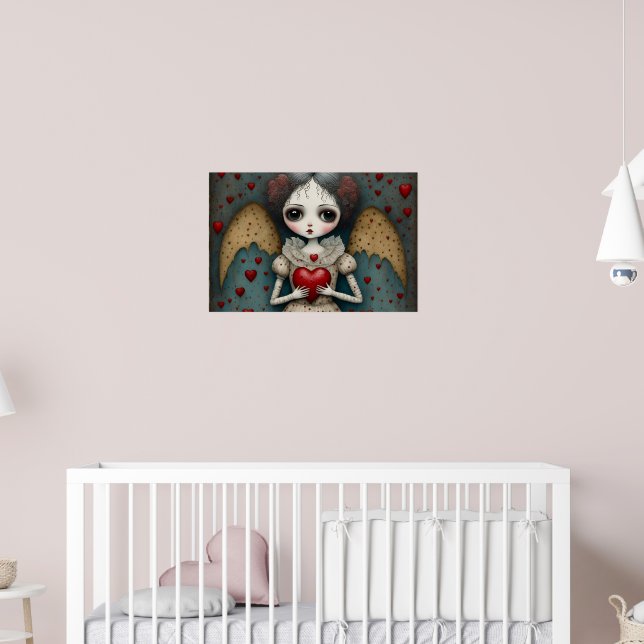 Adsible Gothic Valentine Doll Poster (Barnkammare 2)