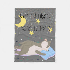 Adsible grått mönster-barn fleecefilt