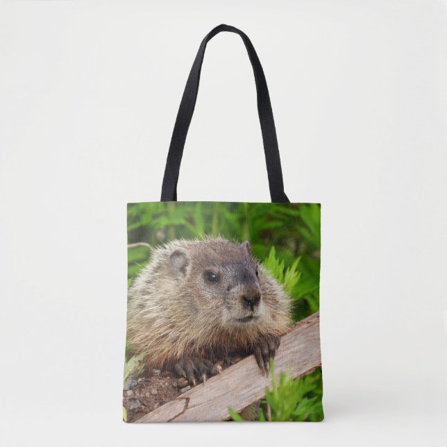 Adsible Groundhog Woodchuck Tygkasse (Framsida)