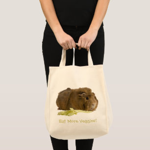 Adsible Guinea Gris Photo Reusable Eco Grönt Tygkasse