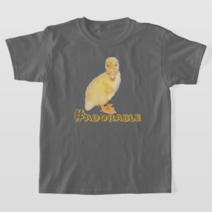 Adsible Gult Duckling Photograph Tee Shirt