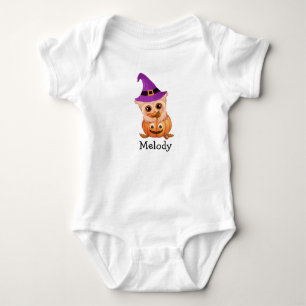 Adsible Halloween Baby Uggla Baby Jersey Bodykosty T Shirt