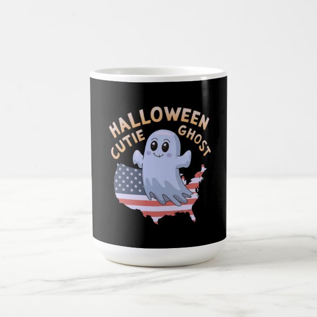 Adsible Halloween Cute Ghost Spooky, lustig Kaffemugg (Center)