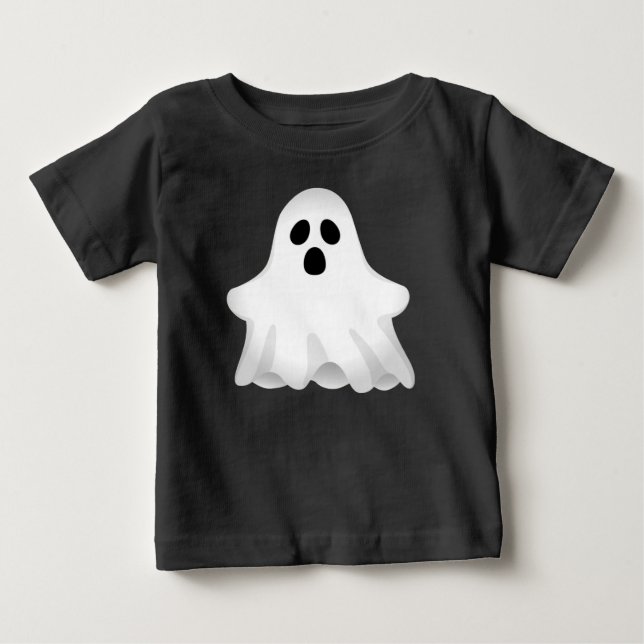 Adsible Halloween Ghost T Shirt (Framsida)