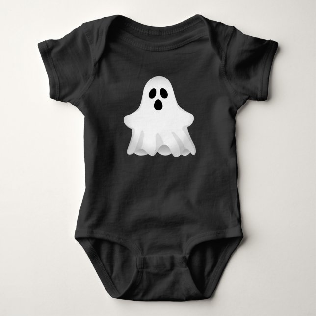 Adsible Halloween Ghost T Shirt (Framsida)