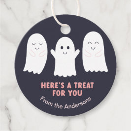 Adsible Halloween Spöken - Här är ett fördrag åt d Gåvor Etiketter