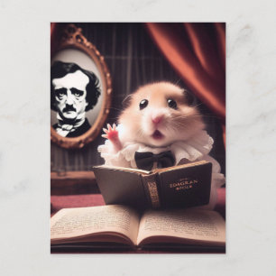 Adsible Hamster Poe Actor Vykort
