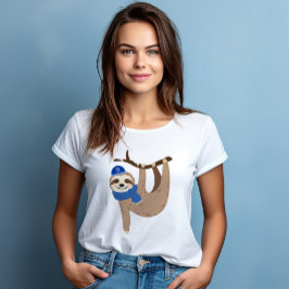 Adsible Hanukkah Sloth T Shirt