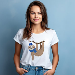 Adsible Hanukkah Sloth T Shirt