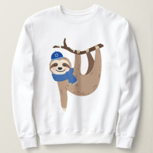 Adsible Hanukkah Sloth T Shirt