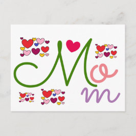 Adsible Hearts Mamma Cute Vykort