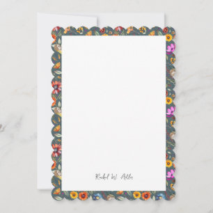 Adsible Hedgehog & Botanicals Anpassningsbar Card Inbjudningar