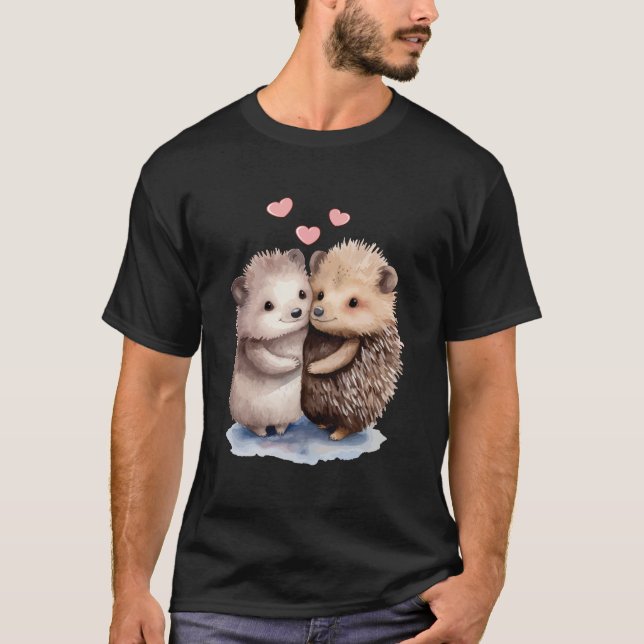 Adsible Hedgehog T Shirt (Framsida)