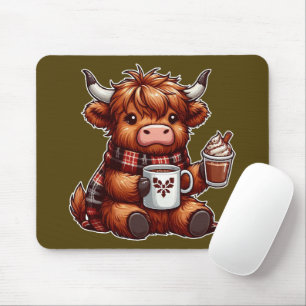 Adsible Highland Cow Enjoying Mysigt Beverages Musmatta
